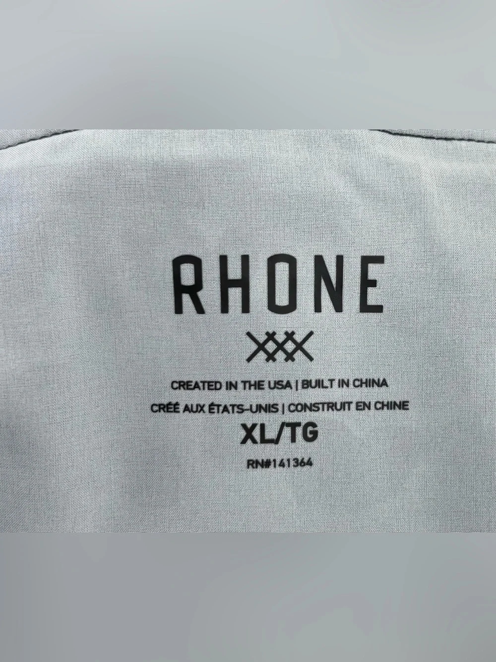 RHONE Men's Swim Trunks — Black and Gray Camo Splash